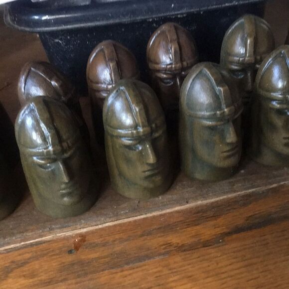 Vintage Ceramic Chess Pieces - Picture 15 of 16